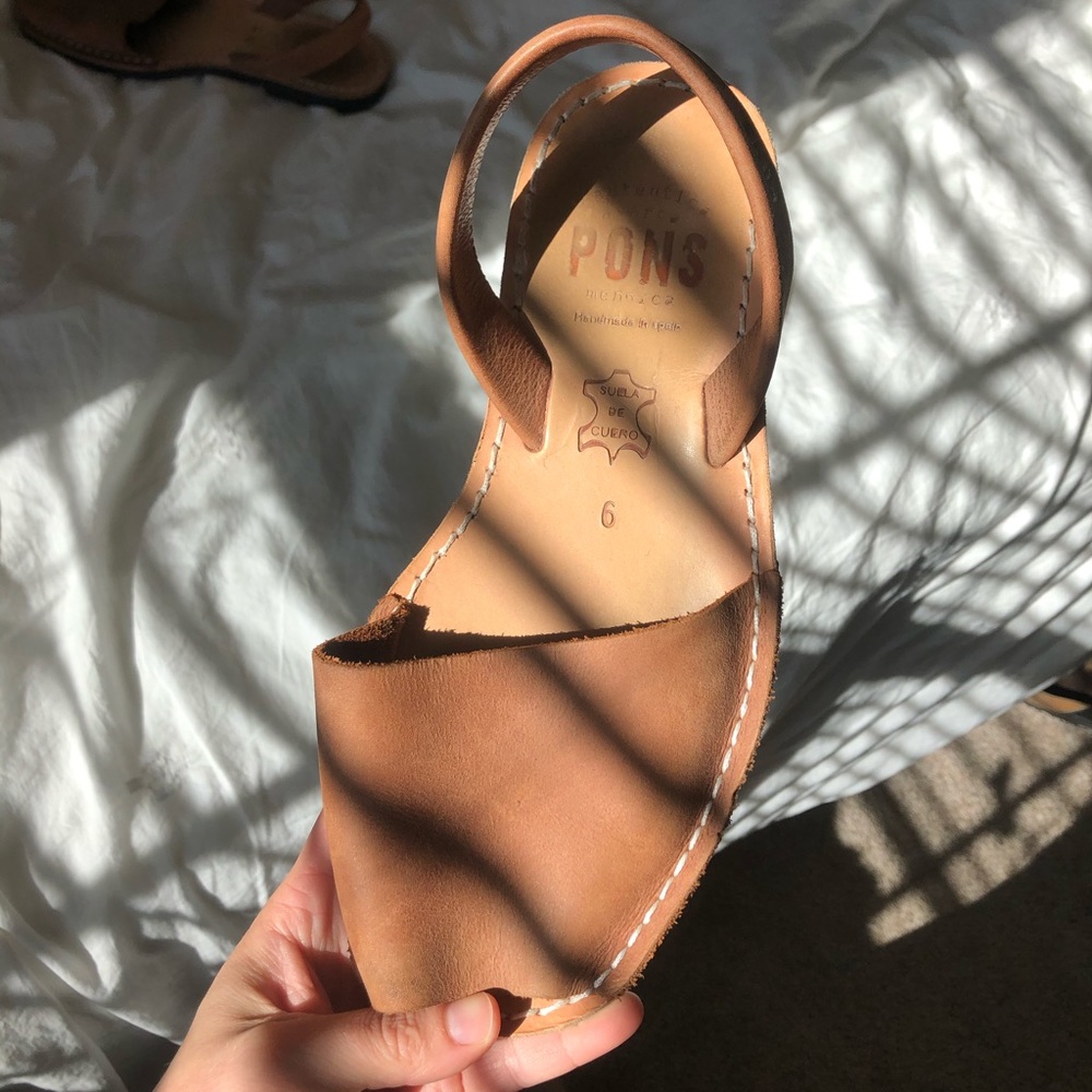 Avarca Pons Real Leather Sandals